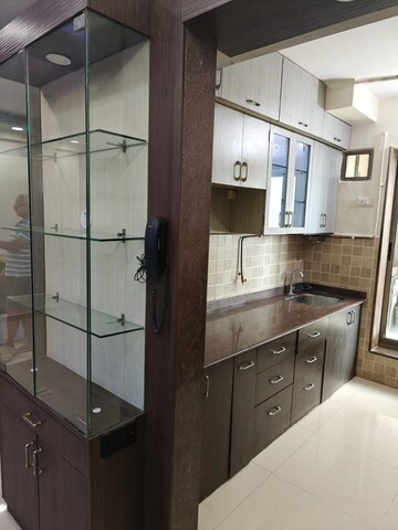 Kitchen in 3 BHK Apartment at Neelkanth Greens, Manpada – for Rent