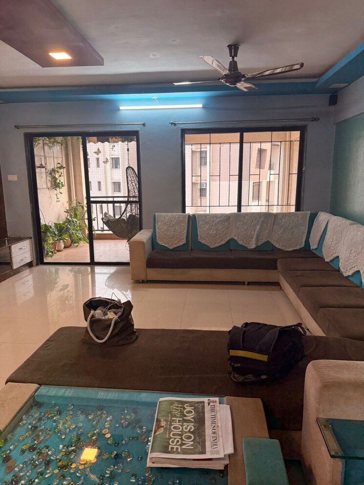 Living Room, kharadi 3 Bedroom 1635 Sq.Ft. Apartment In Kharadi Pune 9580775
