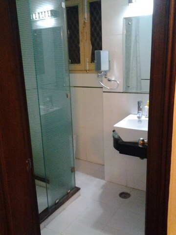 Bathroom in 2 BHK Builder Floor at Jangpura – for Rent
