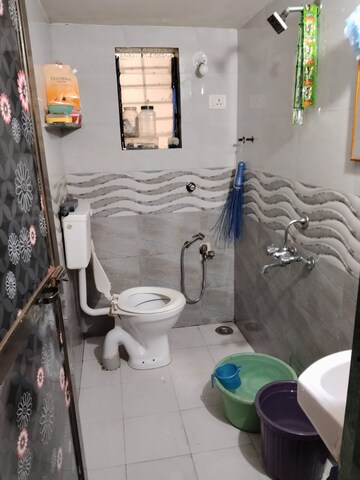 Washroom in 1 BHK Apartment at Kopar Khairane – for Sale