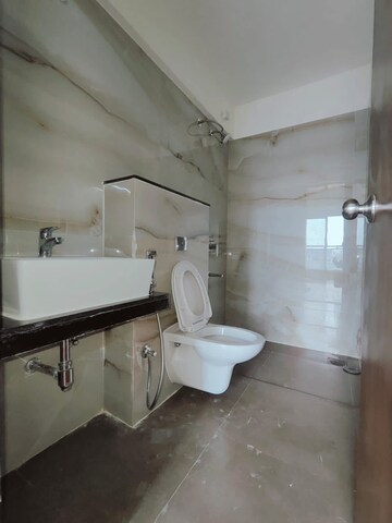 Bathroom in 3 BHK Apartment at Krishna Amarillo, Hinjewadi – for Rent