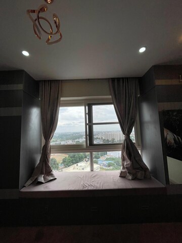 Balcony in 3 BHK Apartment at DS Max Skycity, Thanisandra – for Rent