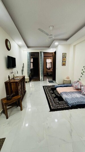 Living Room in 2 BHK Builder Floor at Freedom Fighters Enclave – for Rent