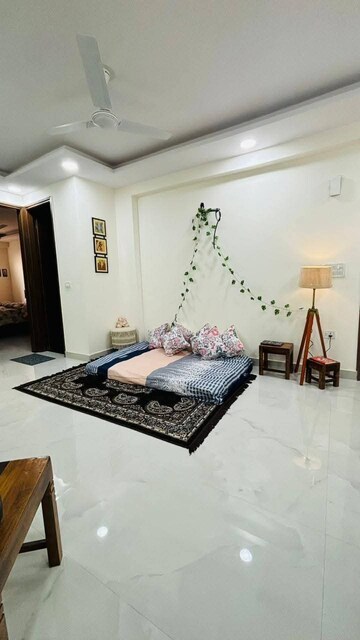 Living Room in 2 BHK Builder Floor at Freedom Fighters Enclave – for Rent