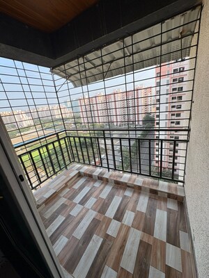 Balcony in 1 BHK Apartment at 365 Majestic Planet, Taloja Sector 20 – for Rent