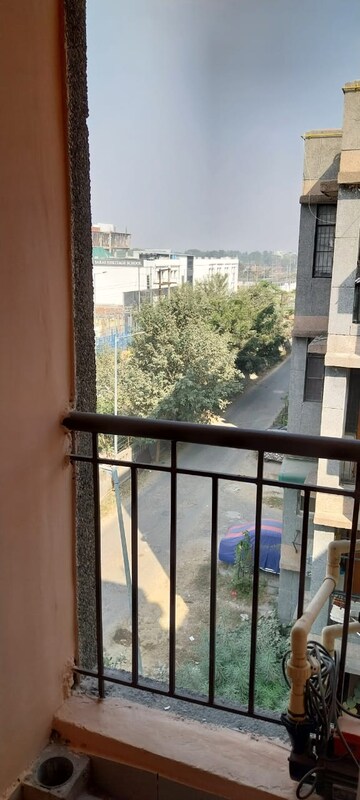 Balcony in 1.5 BHK Apartment at Sector 10 Greater Noida – for Rent