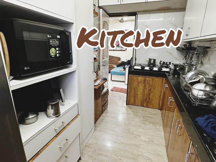 Kitchen, lalani-residency 2 Bedroom 720 Sq.Ft. Apartment In Kavesar Thane 9580990