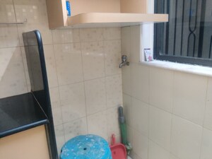 Bathroom in 3 BHK Apartment at Mahindra Lifespaces The Great Eastern Gardens, Kanjurmarg West – for Rent