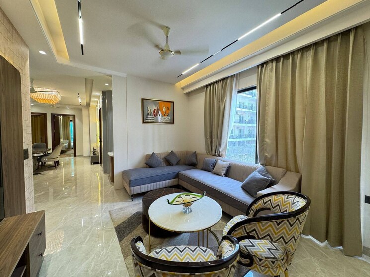 Living Room, freedom fighters enclave 4 Bedroom 2000 Sq.Ft. Builder Floor In Freedom Fighters Enclave Delhi 9581152
