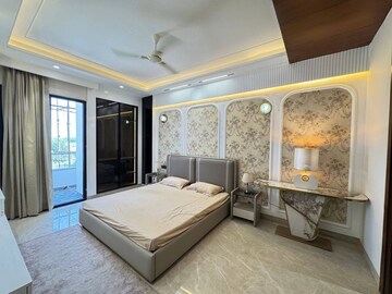 Bedroom in 4 BHK Builder Floor at Freedom Fighters Enclave – for Rent