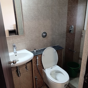 Bathroom in 1 RK Apartment at Puravankara Silversands, Mundhwa – for Rent