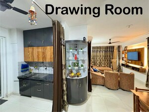 Living Room in 3 BHK Apartment at Urban Axis Urban Woods, Sushant Golf City – for Rent