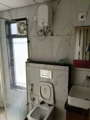 Bathroom in 3 BHK Apartment at Randesan – for Rent