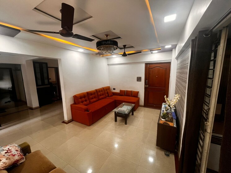 Living Room, rk-lunkad-nisarg-pooja 2 Bedroom 1100 Sq.Ft. Apartment In Wakad Pune 9581372