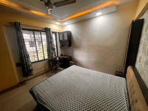 Bedroom in 2 BHK Apartment at RK Lunkad Nisarg Pooja, Wakad – for Rent