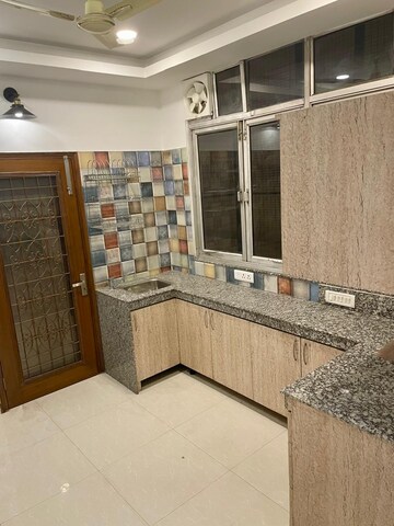 Kitchen in 2 BHK Builder Floor at New Friends Colony – for Rent