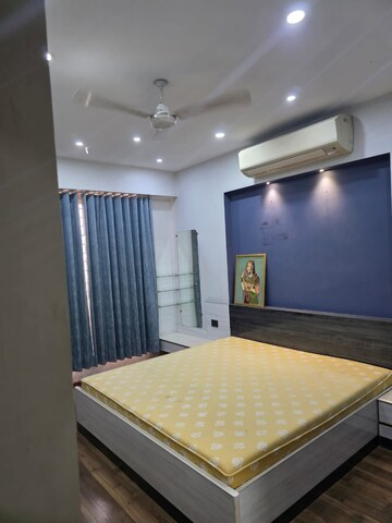 Master Bedroom in 3 BHK Apartment at Deep Indraprasth 10 The Palm Court, Bodakdev – for Rent