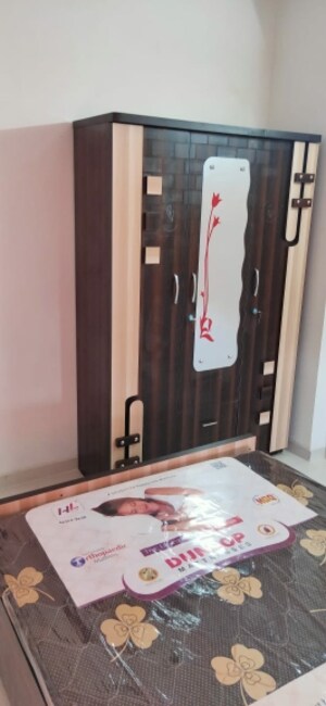 Bedroom in 3 BHK Apartment at Basil Skyline, Tragad – for Rent