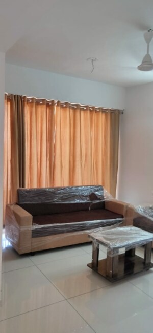 Living Room in 3 BHK Apartment at Basil Skyline, Tragad – for Rent