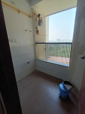 Balcony in 3 BHK Apartment at Basil Skyline, Tragad – for Rent