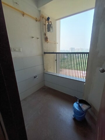 Balcony in 3 BHK Apartment at Basil Skyline, Tragad – for Rent