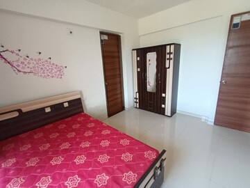 Bedroom in 3 BHK Apartment at Basil Skyline, Tragad – for Rent