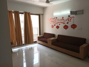 Living Room in 3 BHK Apartment at Basil Skyline, Tragad – for Rent
