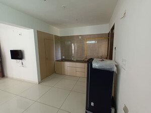 Kitchen in 3 BHK Apartment at Basil Skyline, Tragad – for Rent
