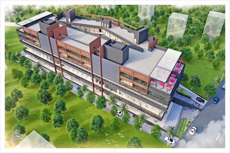 Master Plan, gajraj-empire-business-hub Commercial Showroom 1640 Sq.Ft. In Chakan Pune 9581453