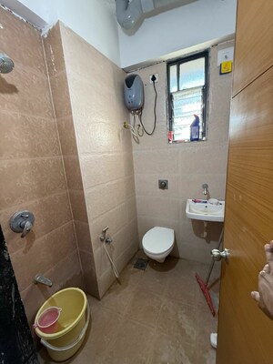 Bathroom in 3 BHK Apartment at Zundal – for Rent