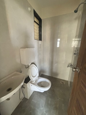Bathroom in 1 BHK Apartment at Owale – for Sale