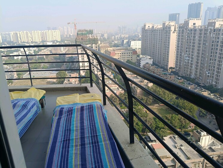 Balcony, unitech-harmony 3.5 Bedroom 2700 Sq.Ft. Apartment In Sector 50 Gurgaon 9581634