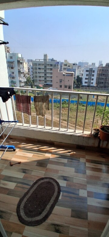 Balcony in 2 BHK Apartment at Ganesh Galaxy Residency, Ravet – for Rent