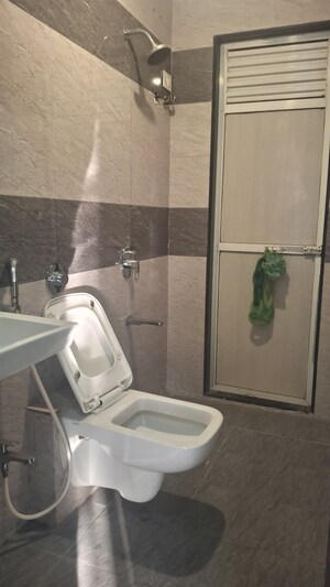 Bathroom in 2 BHK Apartment at Unimont Sapphire, Ulwe – for Rent