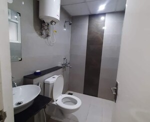 Bathroom in 2 BHK Apartment at Sushma Joynest ZRK, Ghazipur – for Rent