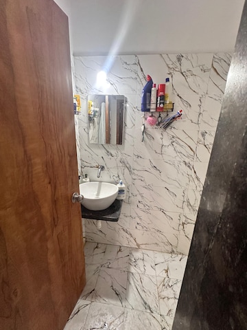 Bathroom in 1 BHK Apartment at Satyam Shivam Phase 2, Kharadi – for Rent