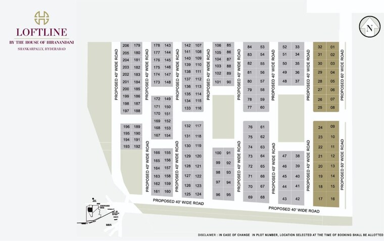 Other, hiranandani-loftline-shankarpalli  292 Sq.Yd. Plot In Shankarpalli Hyderabad 9581812