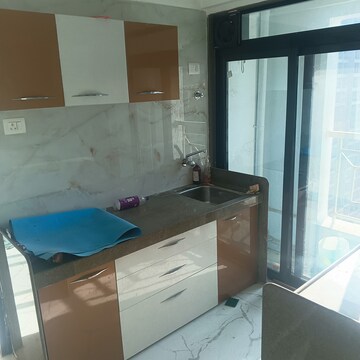 Kitchen in 1 BHK Apartment at Shellproof Gladiolus Tower, Vasai East – for Rent