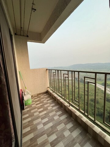 Balcony in 3 BHK Apartment at Harmony Sky Suites, Ghodbunder Road – for Rent
