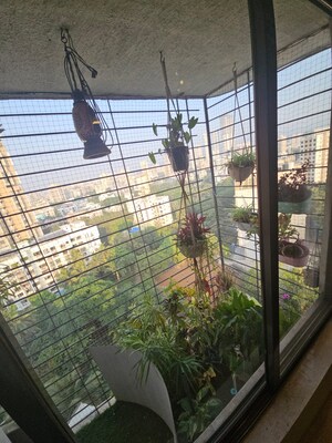 Balcony in 2 BHK Apartment at Vora Skyline Acropolis, Borivali West – for Sale