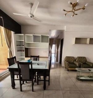 Living Room in 3 BHK Apartment at Gomti Nagar – for Rent