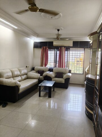 Living Room in 3 BHK Apartment at Silver Nook CHS, Santacruz East – for Rent