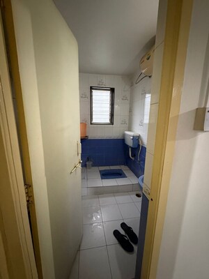 Bathroom in 2 BHK Apartment at Sunshine Park, Balewadi – for Rent
