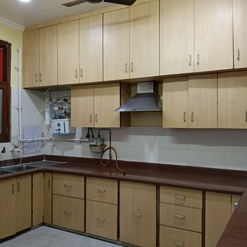 Kitchen in 3 BHK Builder Floor at RWA Residential Society Sector 46, Sector 46 – for Rent