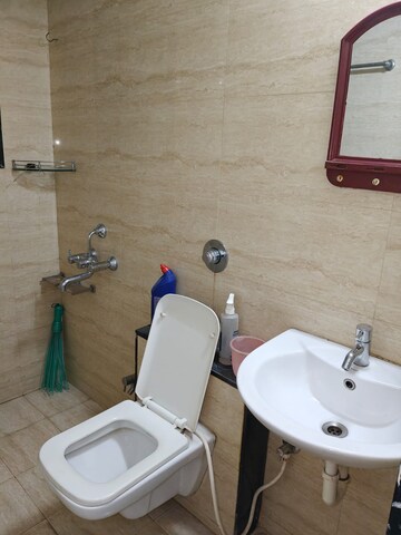 Bathroom in 2 BHK Apartment at Lohia Jain Megh Malhar Raga, Bavdhan – for Rent