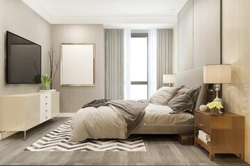 Bedroom in 1 BHK Apartment at Mantri Serene, Goregaon East – for Rent