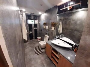 Bathroom in 3 BHK Builder Floor at Saket – for Rent