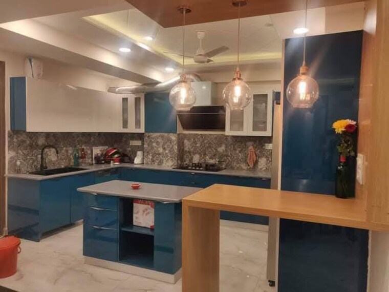 Kitchen, saket 3 Bedroom 1500 Sq.Ft. Builder Floor In Saket Delhi 9582374