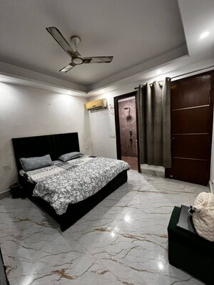 Bedroom in 3 BHK Builder Floor at Freedom Fighters Enclave – for Rent