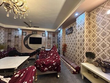 Living Room in 3 BHK Builder Floor at Freedom Fighters Enclave – for Rent